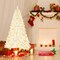 8Ft Pre-lit Artificial Christmas Tree White Snow 2008 Branche with 670 LED Light